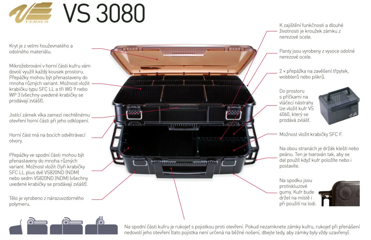 VERSUS VS 3080 červený