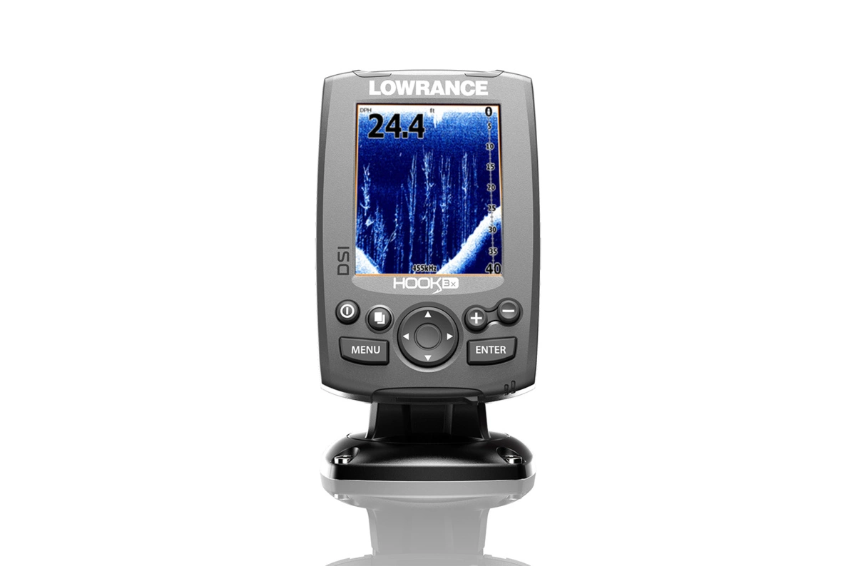 LOWRANCE Hook-3X DSI FISHFINDER 455/800 kHz + baterie ZDARMA!!