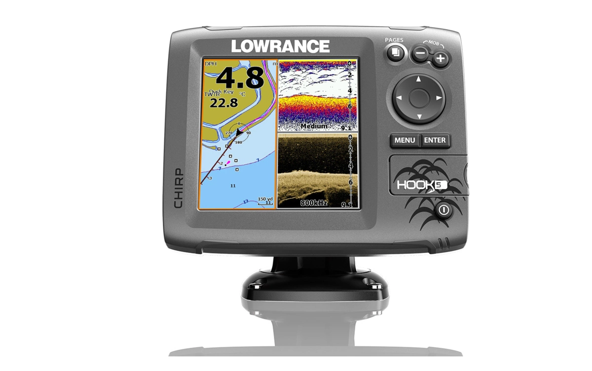 Lowrance Hook-5 CHIRP GPS + BATERIE A NABÍJEČKA ZDARMA!