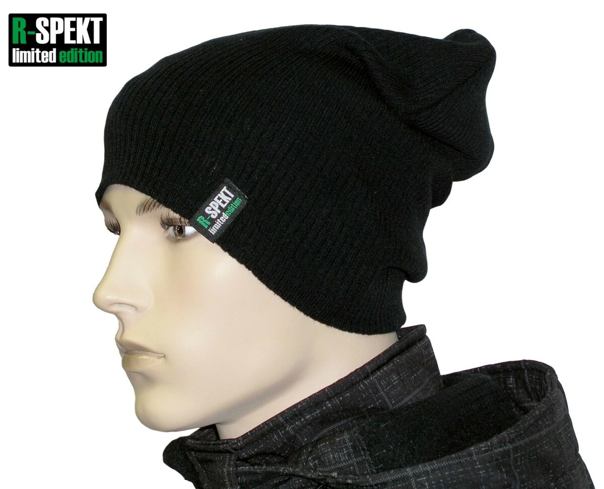 R-SPEKT Kulich slouch beanie style černý