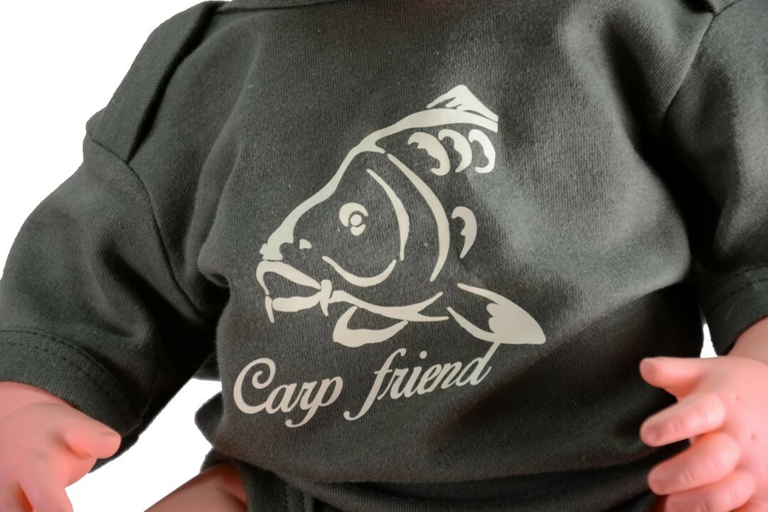 R-SPEKT Triko Baby body Carp friend khaki
