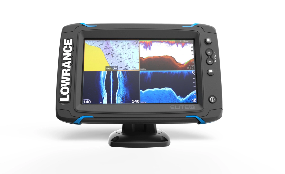 Lowrance Elite-7 Ti 83/200/455/800 + BATERIE A NABÍJEČKA ZDARMA!
