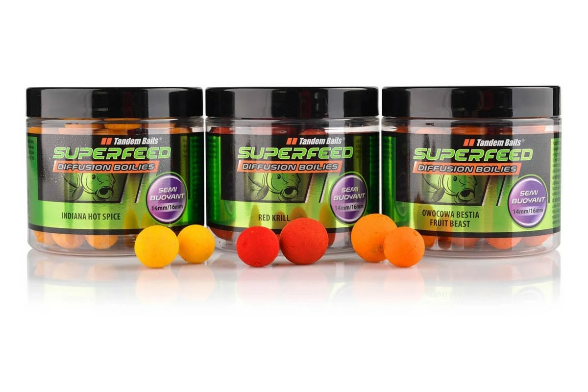 TANDEM BAITS SuperFeed Diffusion fluo Boilies 14-16mm / 90g