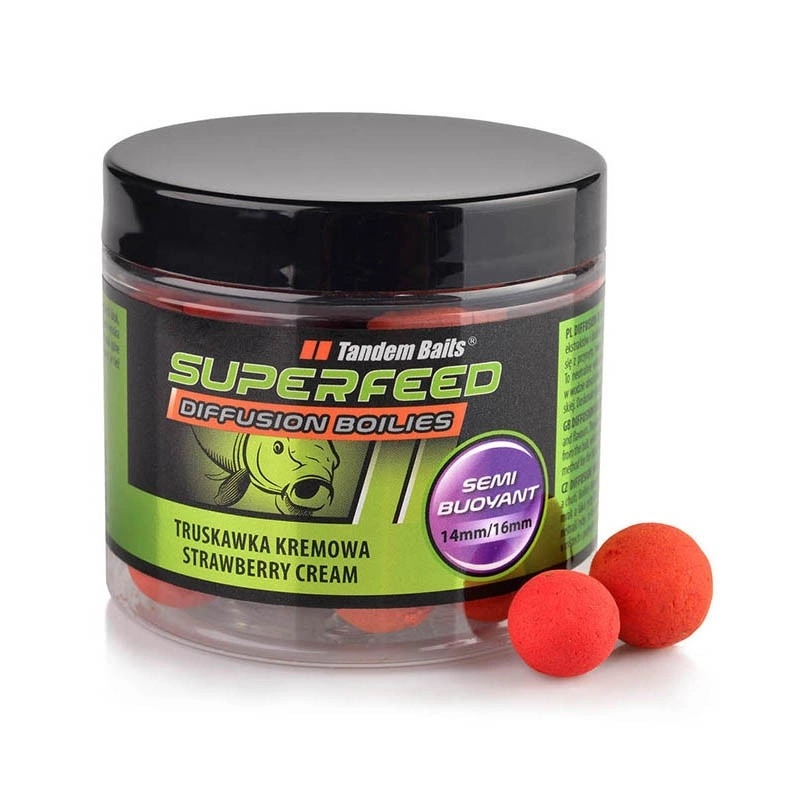 TANDEM BAITS SuperFeed Diffusion fluo Boilies 14-16mm / 90g
