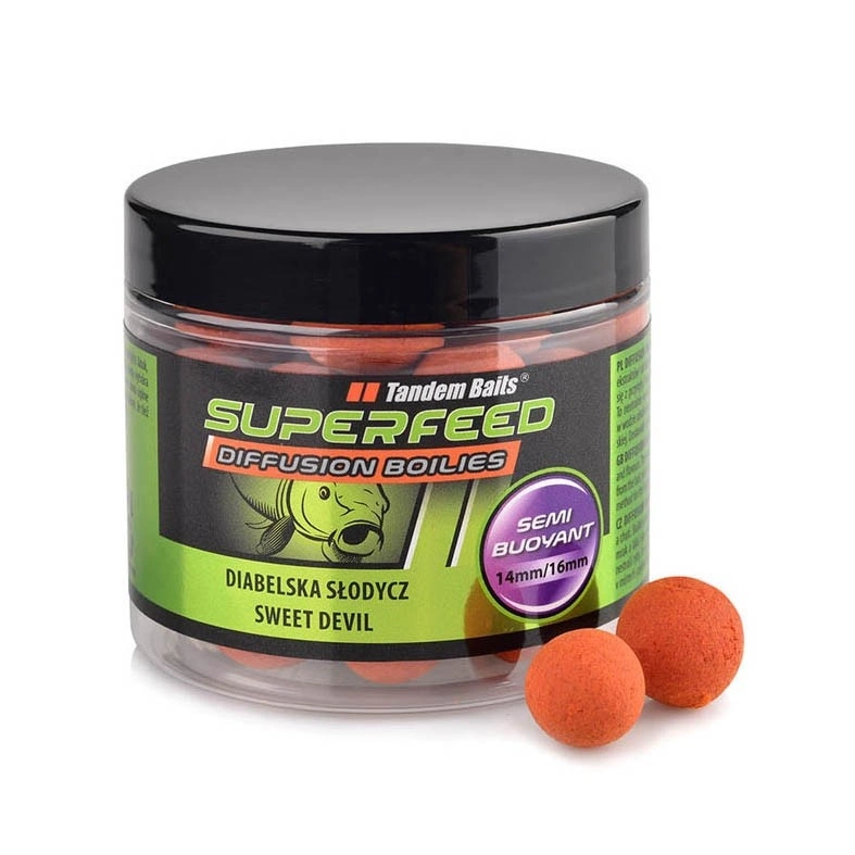 TANDEM BAITS SuperFeed Diffusion fluo Boilies 14-16mm / 90g