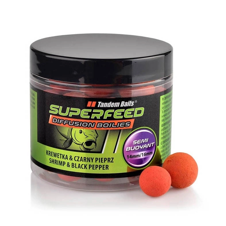 TANDEM BAITS SuperFeed Diffusion fluo Boilies 14-16mm / 90g