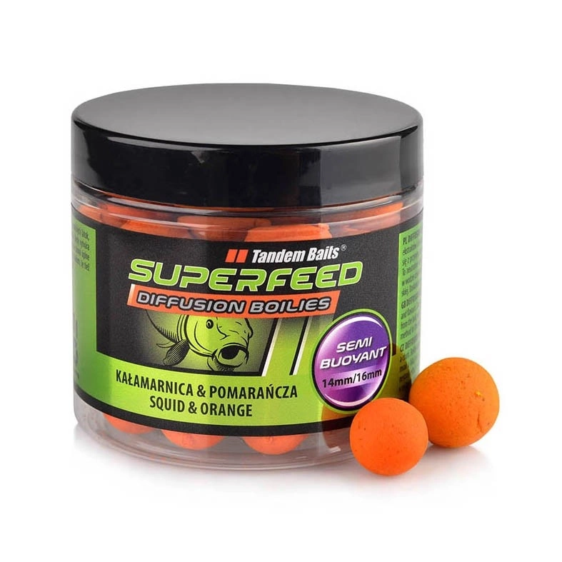 TANDEM BAITS SuperFeed Diffusion fluo Boilies 14-16mm / 90g