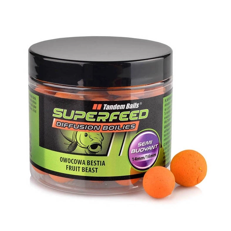 TANDEM BAITS SuperFeed Diffusion fluo Boilies 14-16mm / 90g