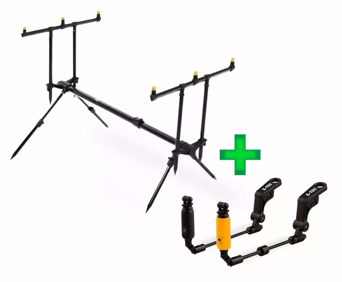 ZFISH Stojan Rod Pod Classic 3 Rods + 2x Indikátor záběru zdarma!