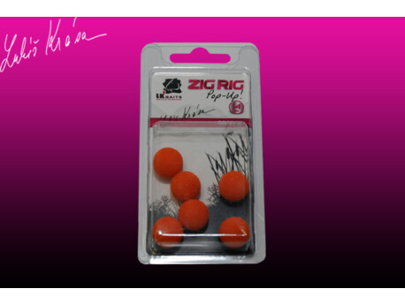 LK Baits ZIG RIG Pop–Up 14 mm – Orange