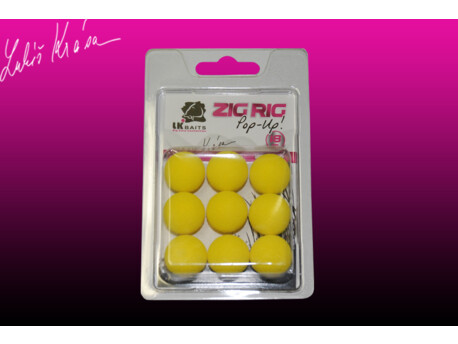 LK Baits ZIG RIG Pop–Up 20 mm –  Yellow