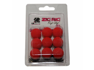 LK Baits ZIG RIG Pop–Up 18 mm –  Red
