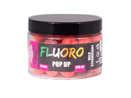 LK BAITS Fluoro Pop-up Wild Strawberry 14 mm