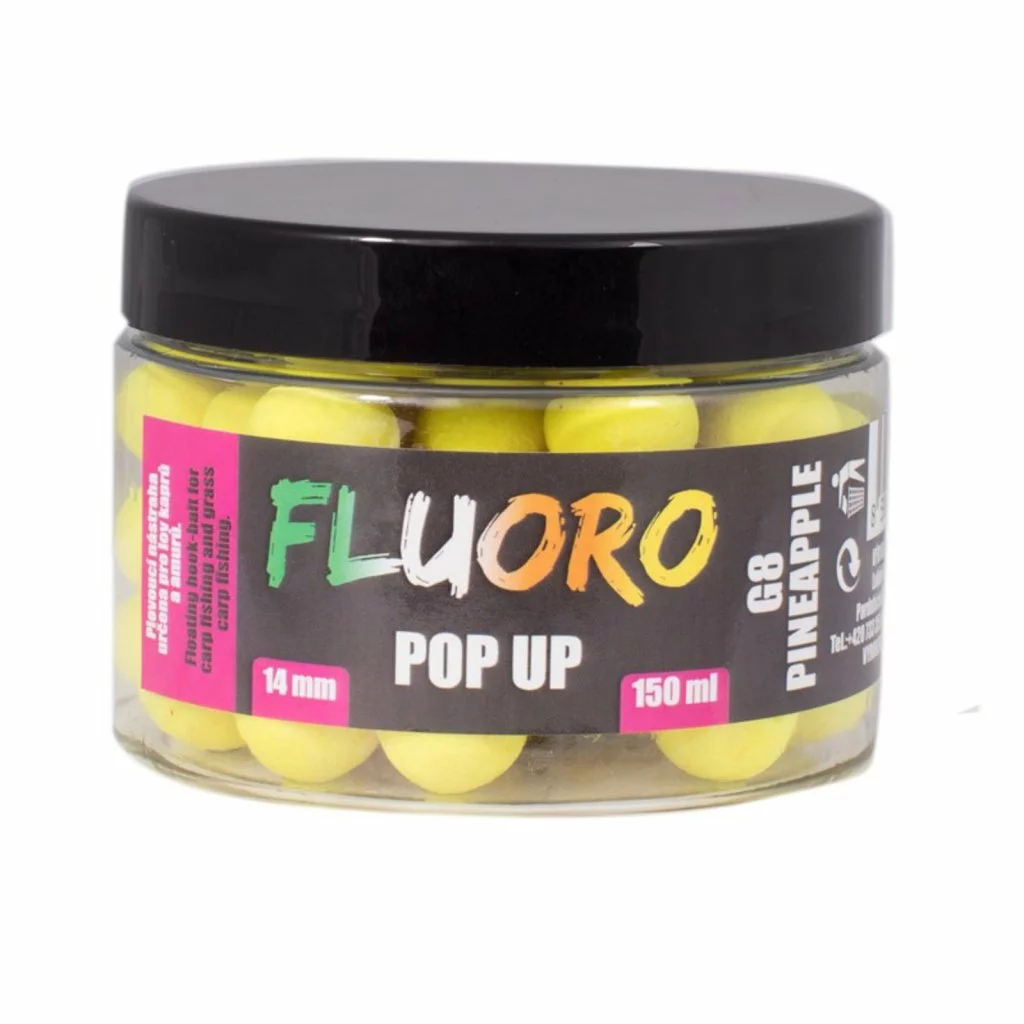 LK BAITS Fluoro Pop-up Pineapple 14mm