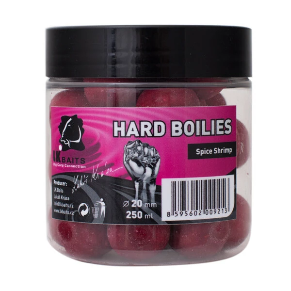 LK BAITS HARD Boilies Spice Shrimp 20mm 250ml