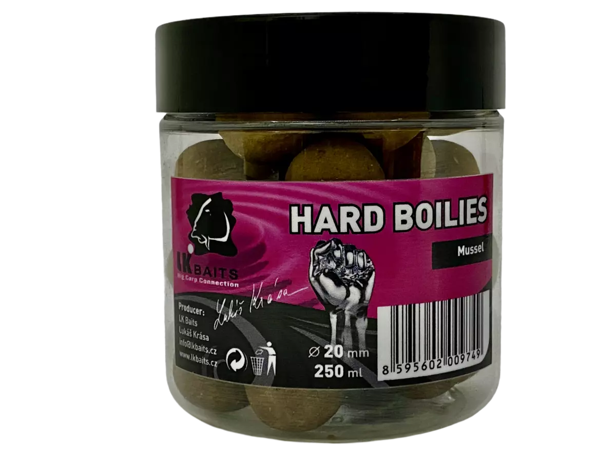 LK BAITS HARD Boilies Mussel 20mm 250ml