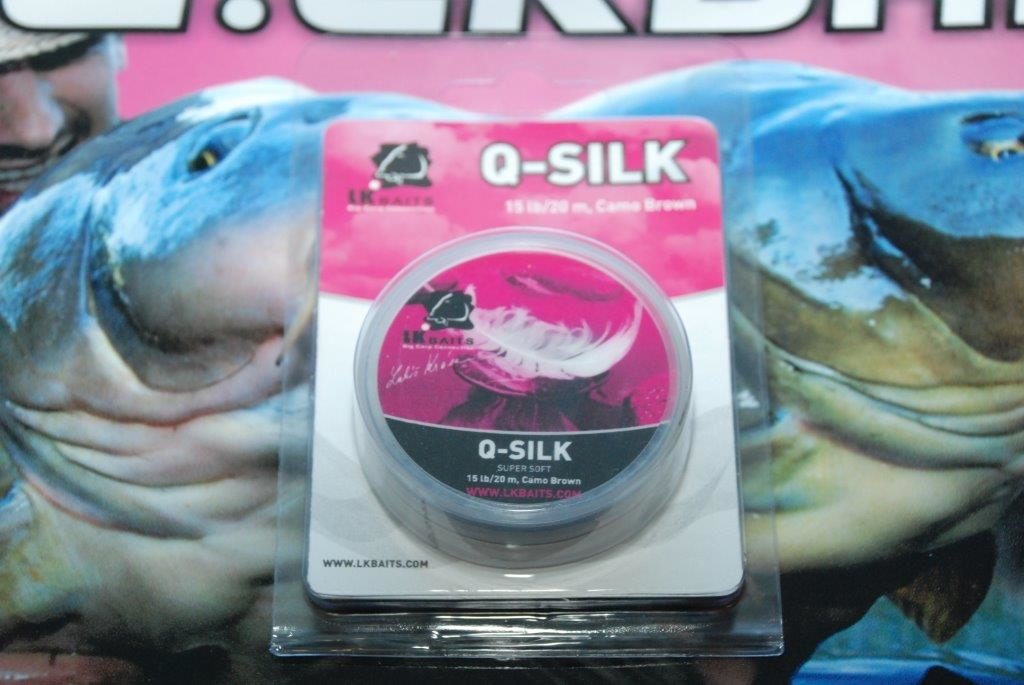LK Baits Q – SILK 15lb/20m camo brown