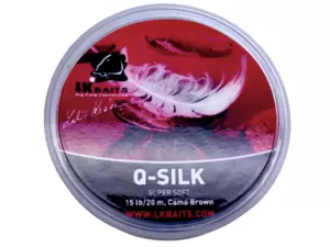 LK Baits Q – SILK 15lb/20m camo brown