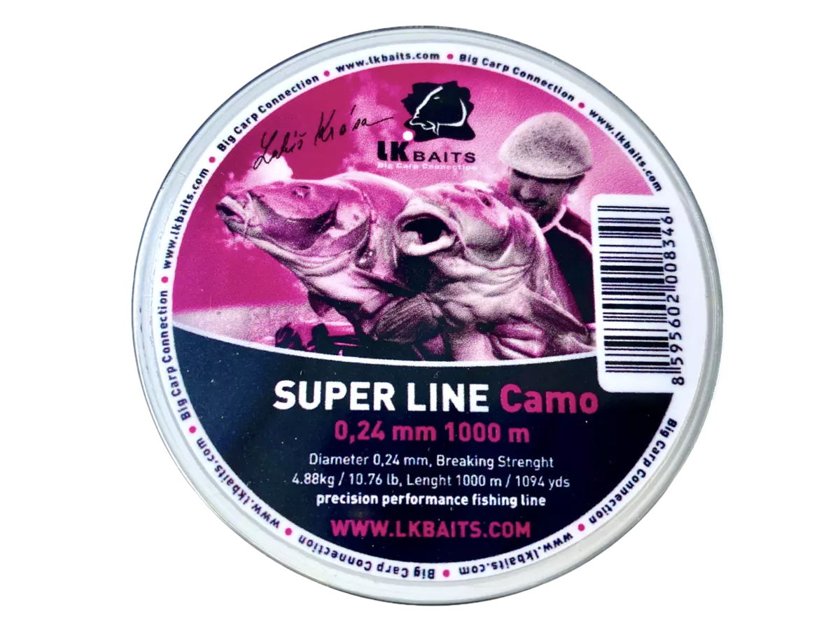 LK Baits Super Line Camo 0,30mm 1000m