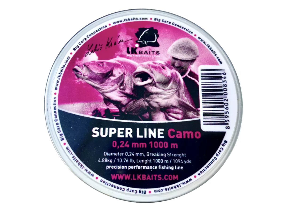LK Baits Super Line Camo 0,30mm 1000m