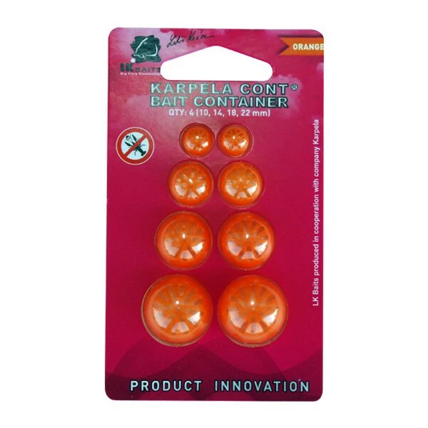 Karpela Cont - LK Baits s zářezy - oranžová(orange)