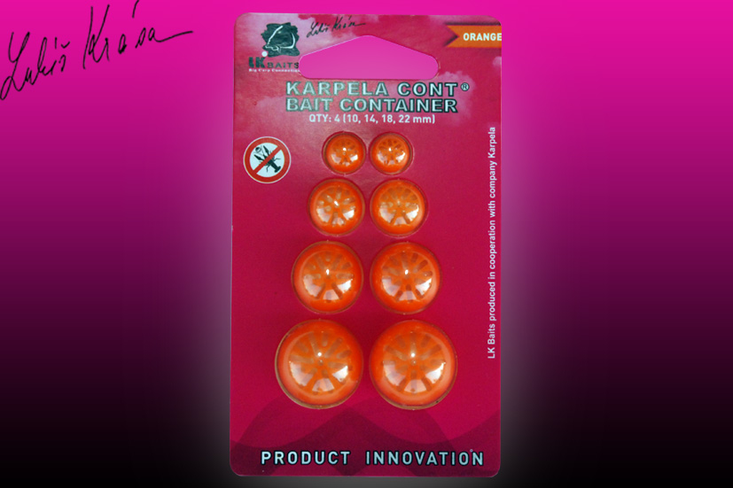 Karpela Cont - LK Baits s zářezy - oranžová(orange)