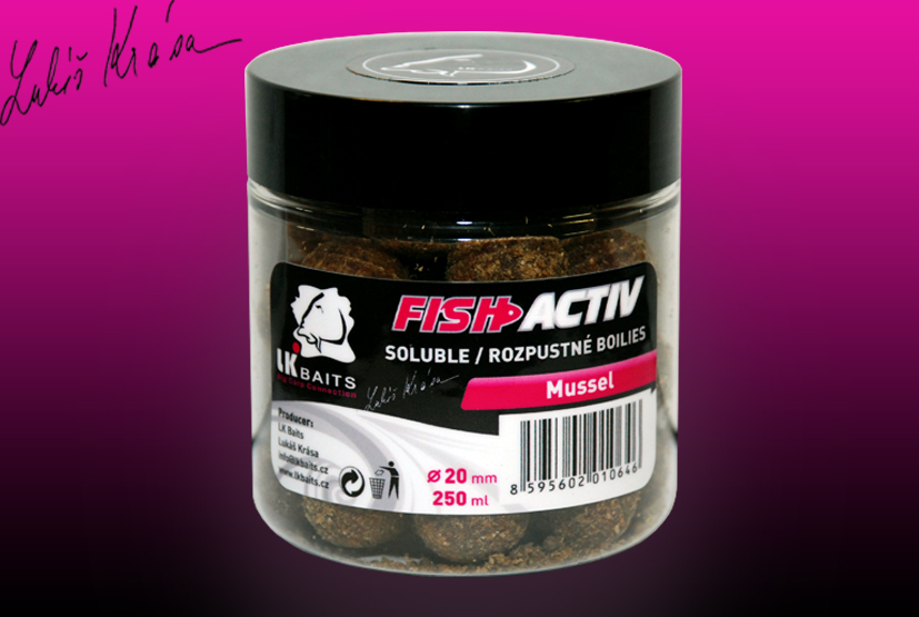 LK Baits Fish Activ Mussel 250ml, 20mm