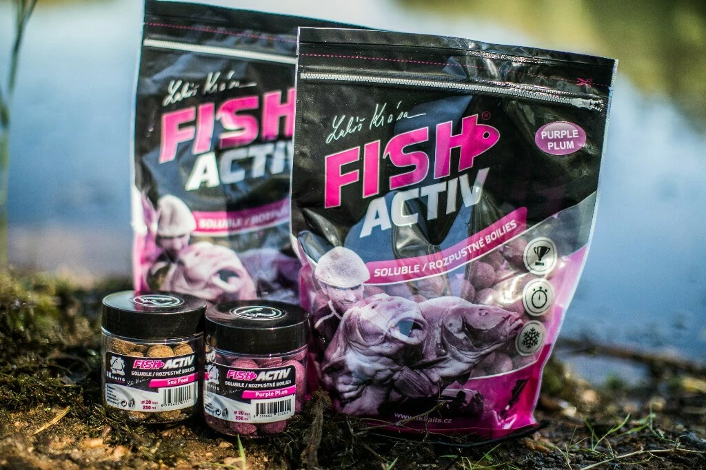 LK Baits Fish Activ Black Protein 250ml, 20mm