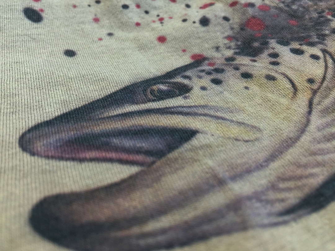 HOTSPOT Design Vintage tričko Trout Explosive