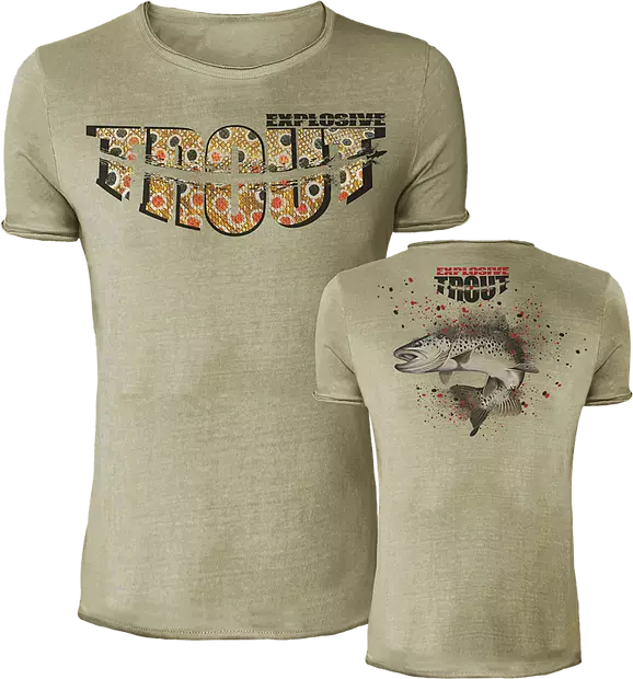 HOTSPOT Design Vintage tričko Trout Explosive