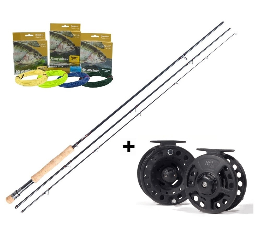 Prut Leeda Profil Stillwater 10ft, #8 + naviják + muškařská šňůra ZDRAMA!