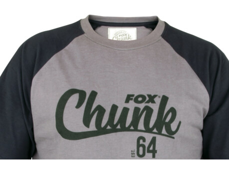 FOX Tričko Chunk T-Shirt Black/Grey VÝPRODEJ!!