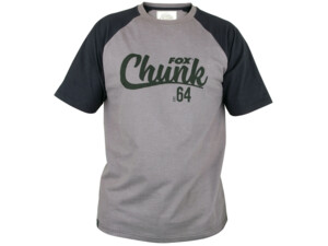 FOX Tričko Chunk T-Shirt Black/Grey VÝPRODEJ!!