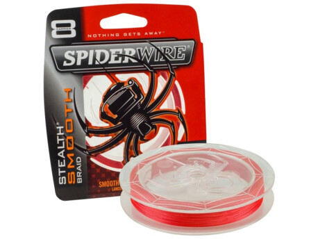 Šňůra Spiderwire Stealth Smooth 8 Červená 150m