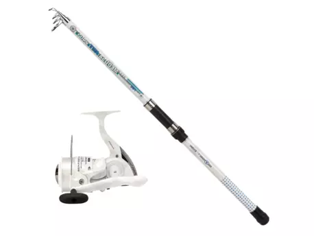 SUNSET Teleskopický prut Medusa XRT 2,7m, 100-200g + naviják Sunfish 501 FD