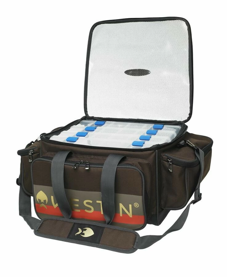 Westin Taška W3 Jumbo Lure Loader (4 boxes) Large Grizzly Brown/Black