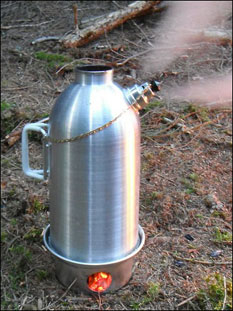 Samovar kempinkový univerzální 1,2l hliníkový