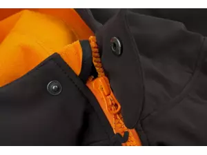 FOX Bunda Black and Orange Softshell Jacket VÝPRODEJ!!