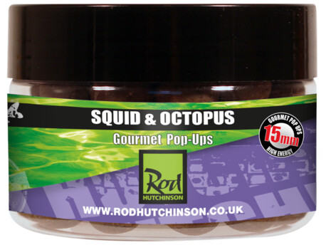 Rod Hutchinson RH Pop Ups  Squid Octopus with Amino Blend Swan Mussell 15mm
