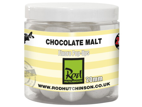 Rod Hutchinson RH Fluoro Pop Ups Chocolate Malt with Regular Sense Appeal  20mm
