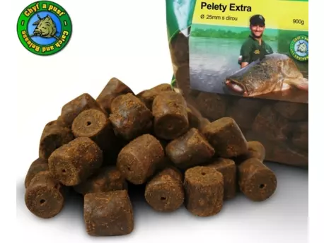 Chyť a pusť Pelety Extra 25mm 900g