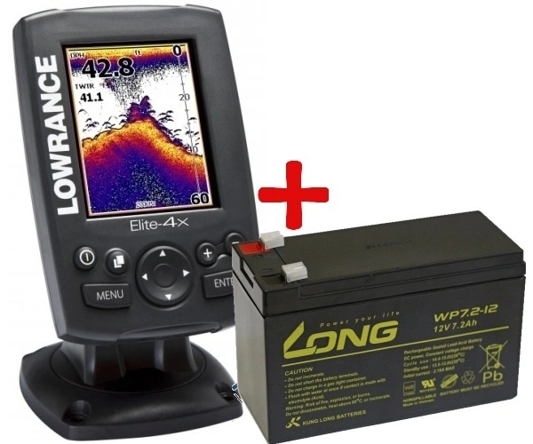 Lowrance ELITE 4 X + baterie ZDARMA!!