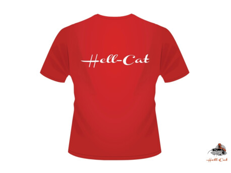 HELL-CAT Tričko Classic červené