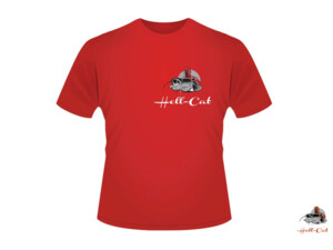 HELL-CAT Tričko Classic červené