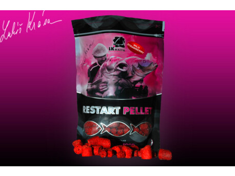 LK BAITS ReStart Pellet Wild Strawberry 12-17mm, 1kg -40% VÝPRODEJ!!