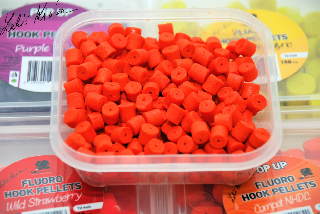 LK Baits Fluoro POP-UP Hook Pellets Compot NHDC 150ml, 8mm