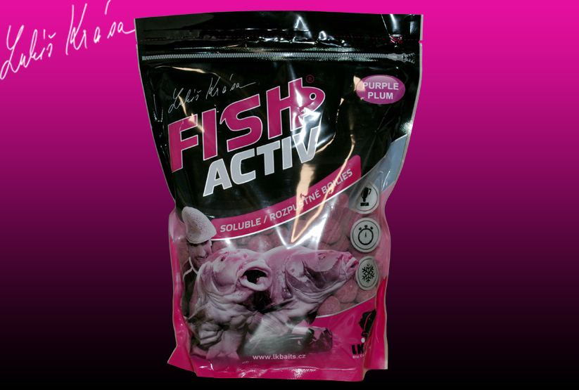 LK Baits Fish Activ Purple Plum 1kg, 20mm