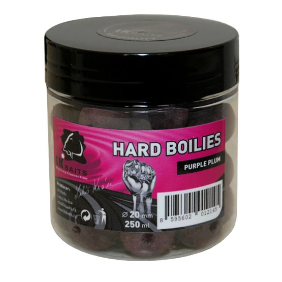 LK Baits HARD Boilies Purple Plum 24mm 250ml