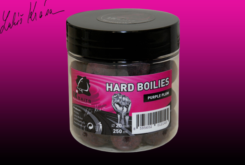 LK Baits HARD Boilies Purple Plum 24mm 250ml