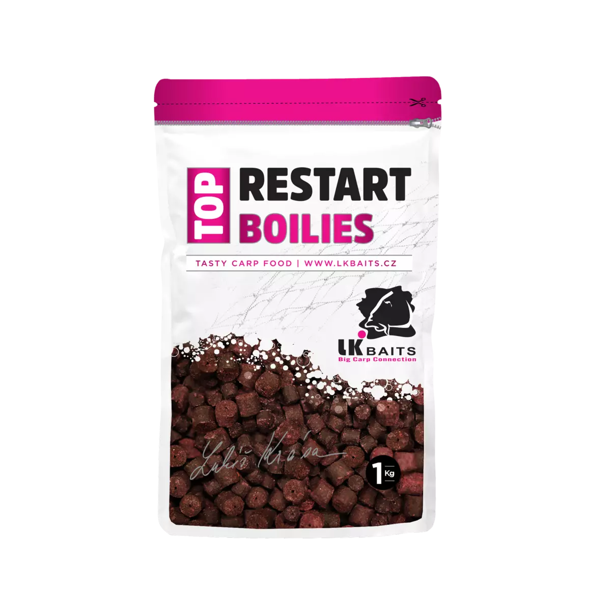 LK Baits Top ReStart Pellet Purple Plum 12-17mm, 1kg